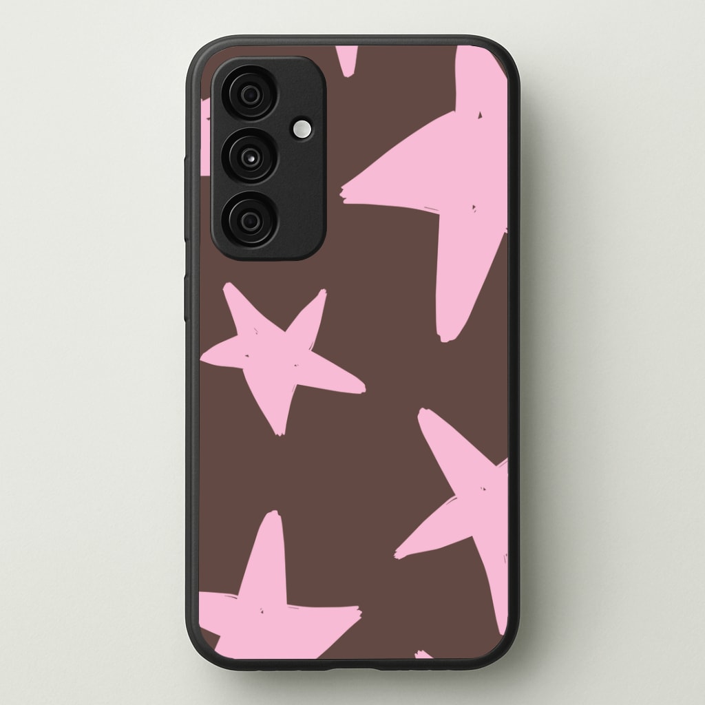 Chocolate & Strawberry Stars Phone Case
