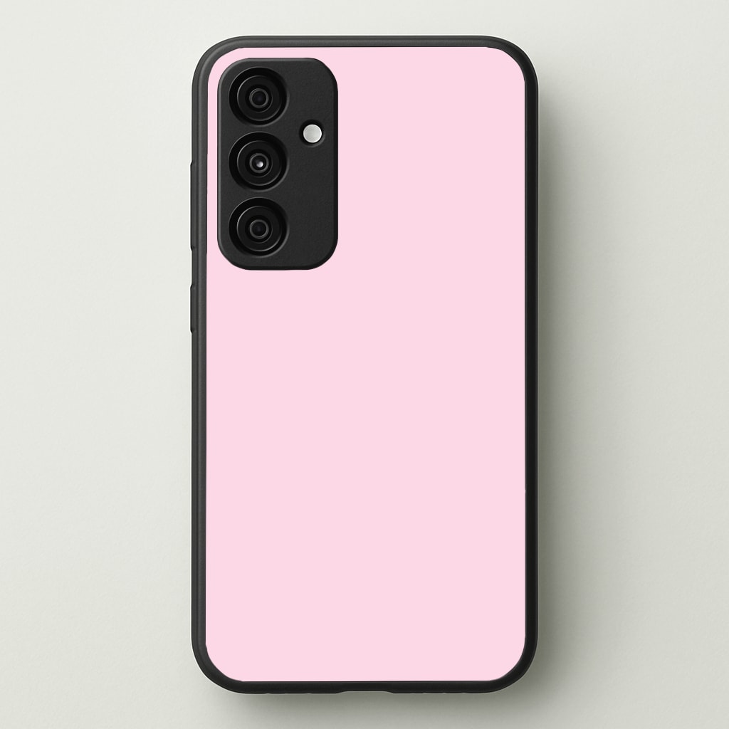 Back To Casics - Pretty Pastels - Plain Pink Phone Case - Galaxy A55 / Standard