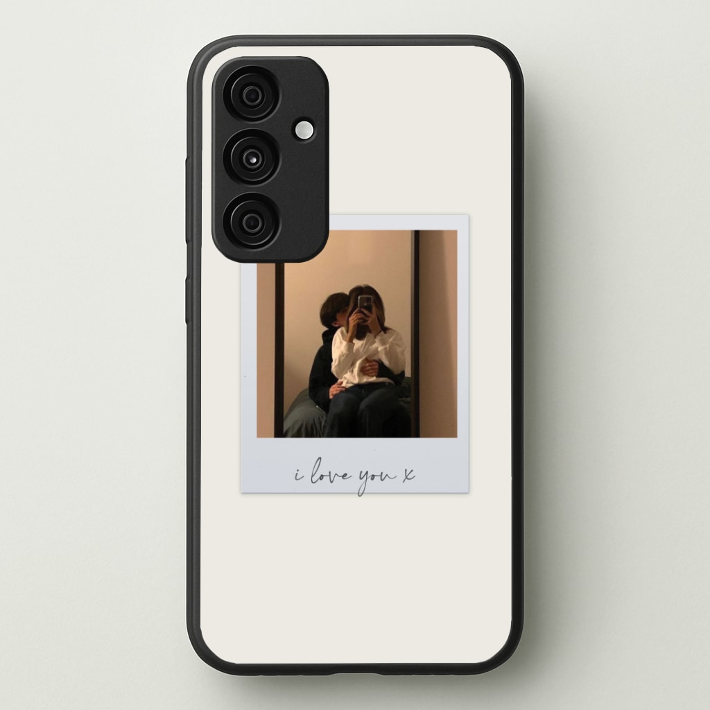 I Love You Polaroid - Personalised Couples Phone Case - Galaxy A55 / Standard