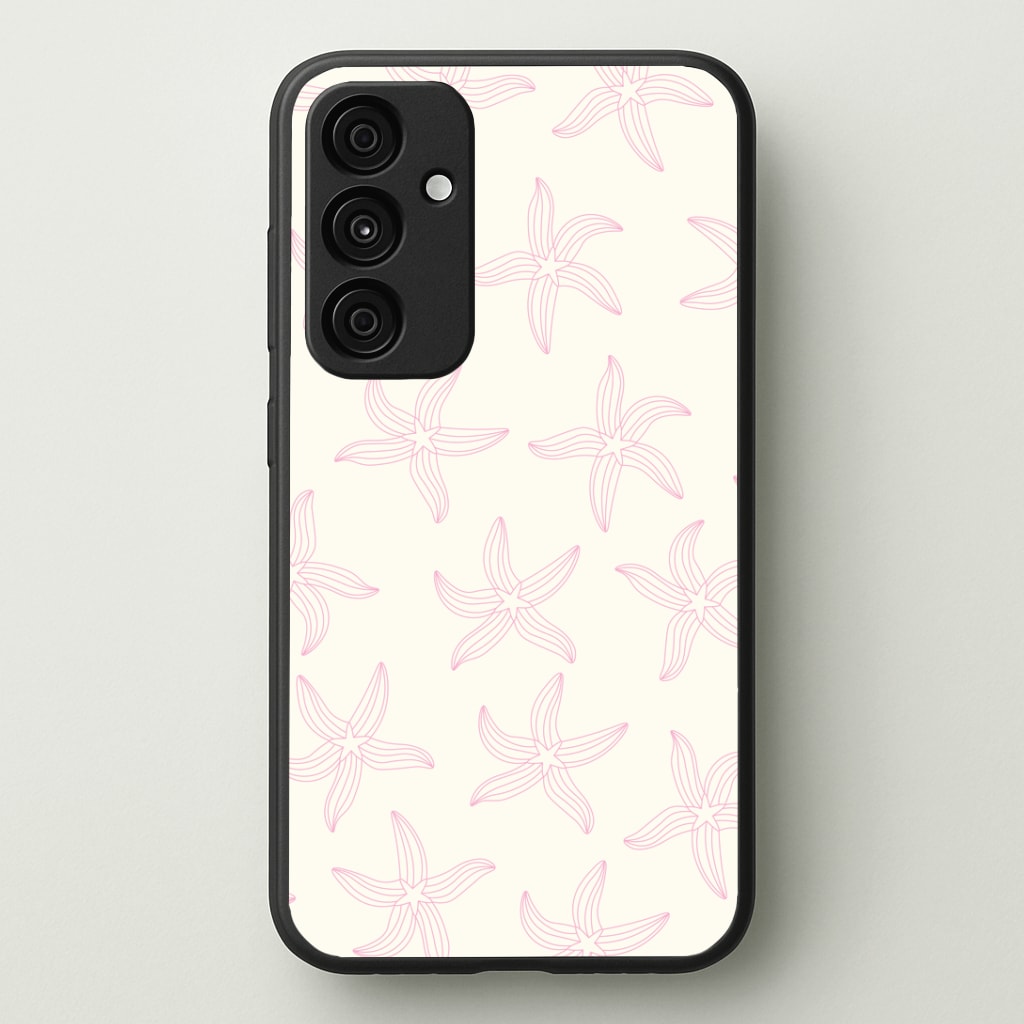 Starfish Pattern - Sealife Phone Case - Galaxy A55 / Standard