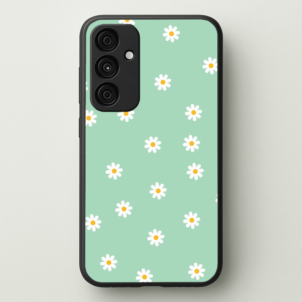 Teal Daisies Phone Case - Galaxy A55 / Standard