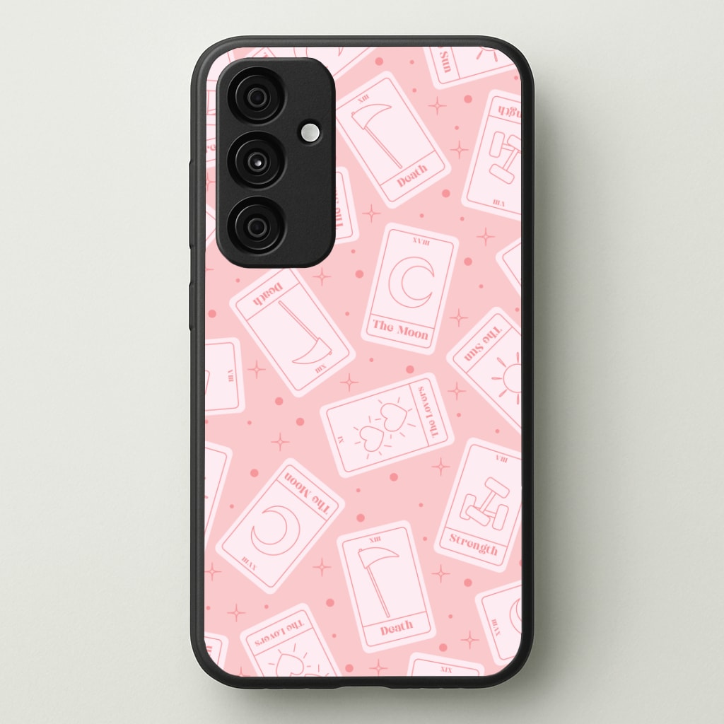 Pastel Pink Tarot Cards Pattern Phone Case