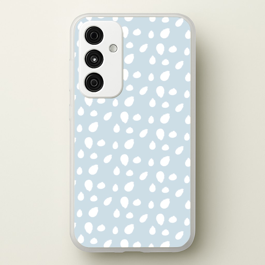 Pastel Blue Dots Phone Case