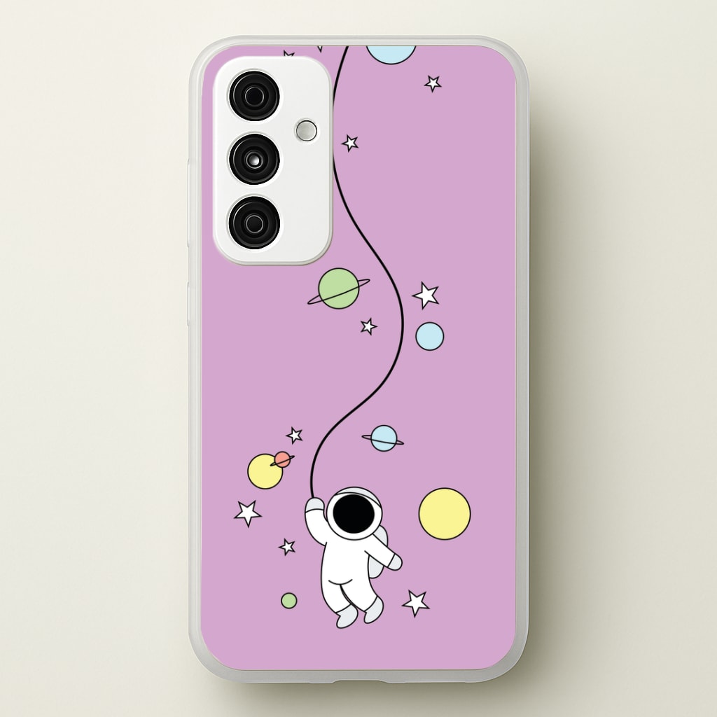 Cute Hanging Astronaut Phone Case