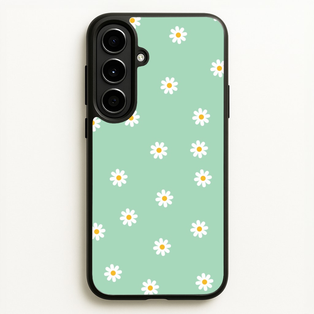 Teal Daisies Phone Case