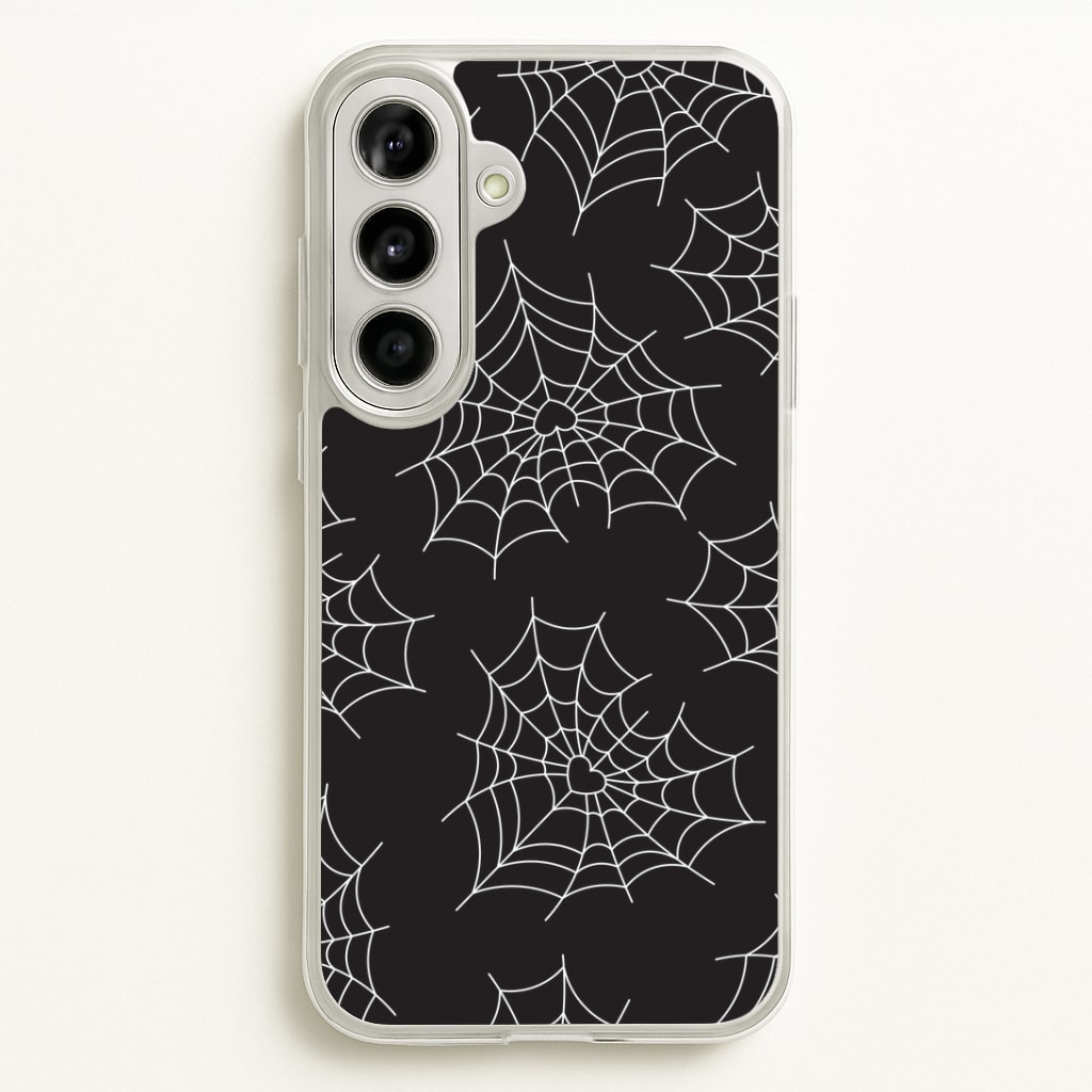 Spiderweb Hearts Pattern Phone Case