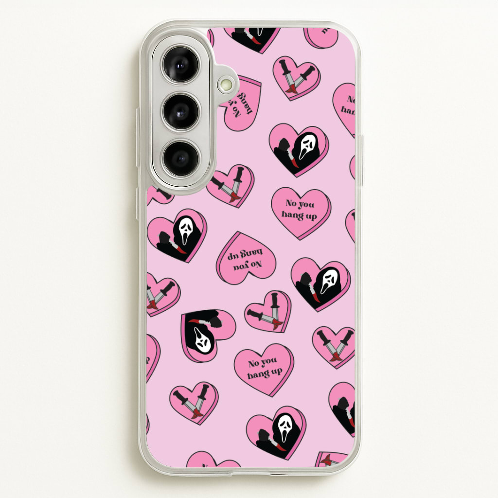 No You Hang Up Love Hearts Phone Case