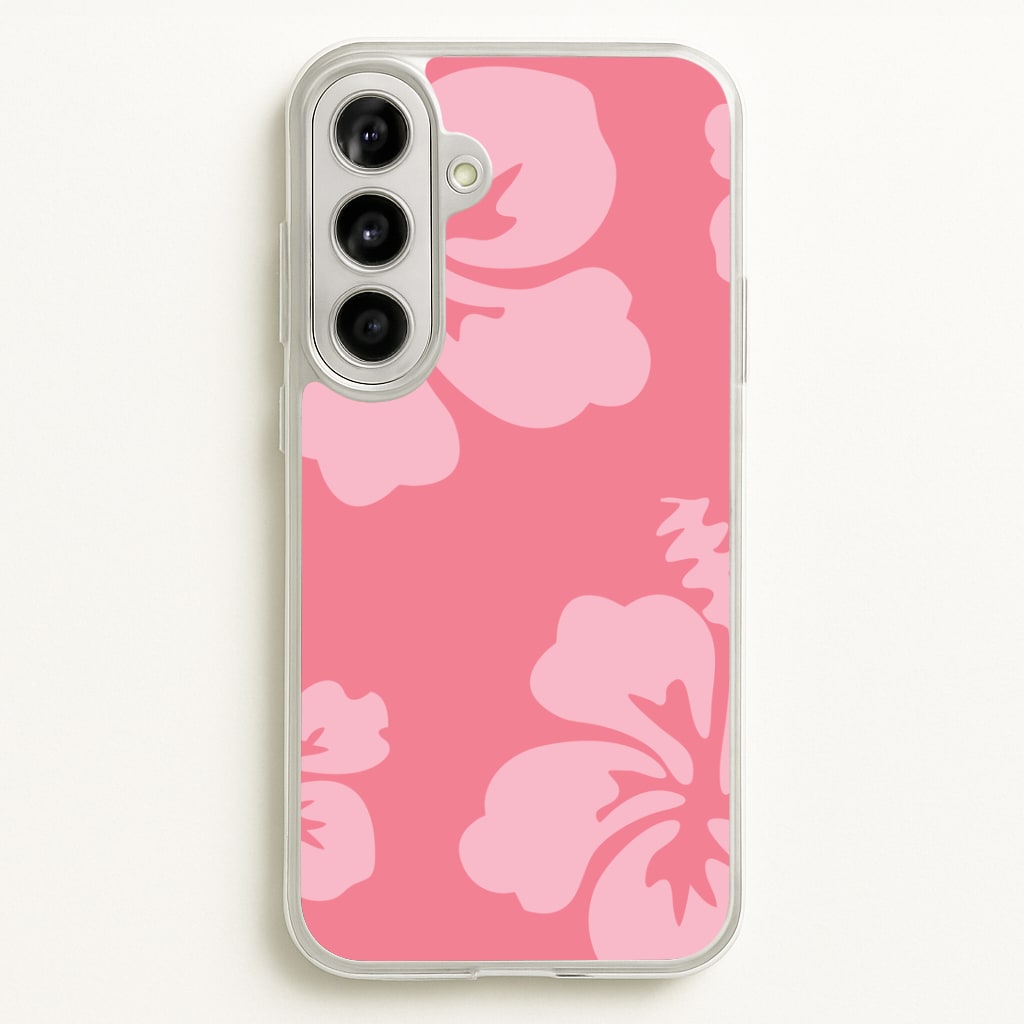 Pink Hawaiian Flowers Pattern Phone Case