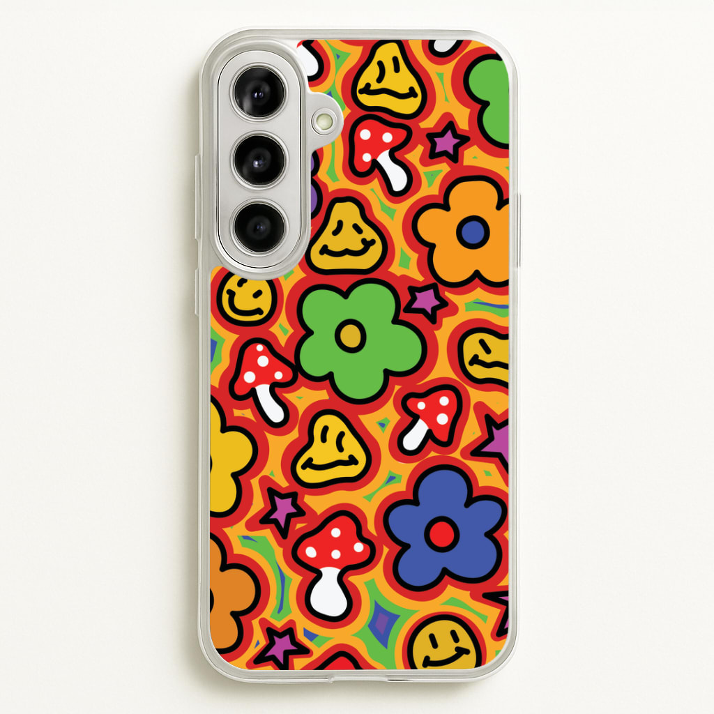 Rainbow Trip - Trippy Patterns Phone Case