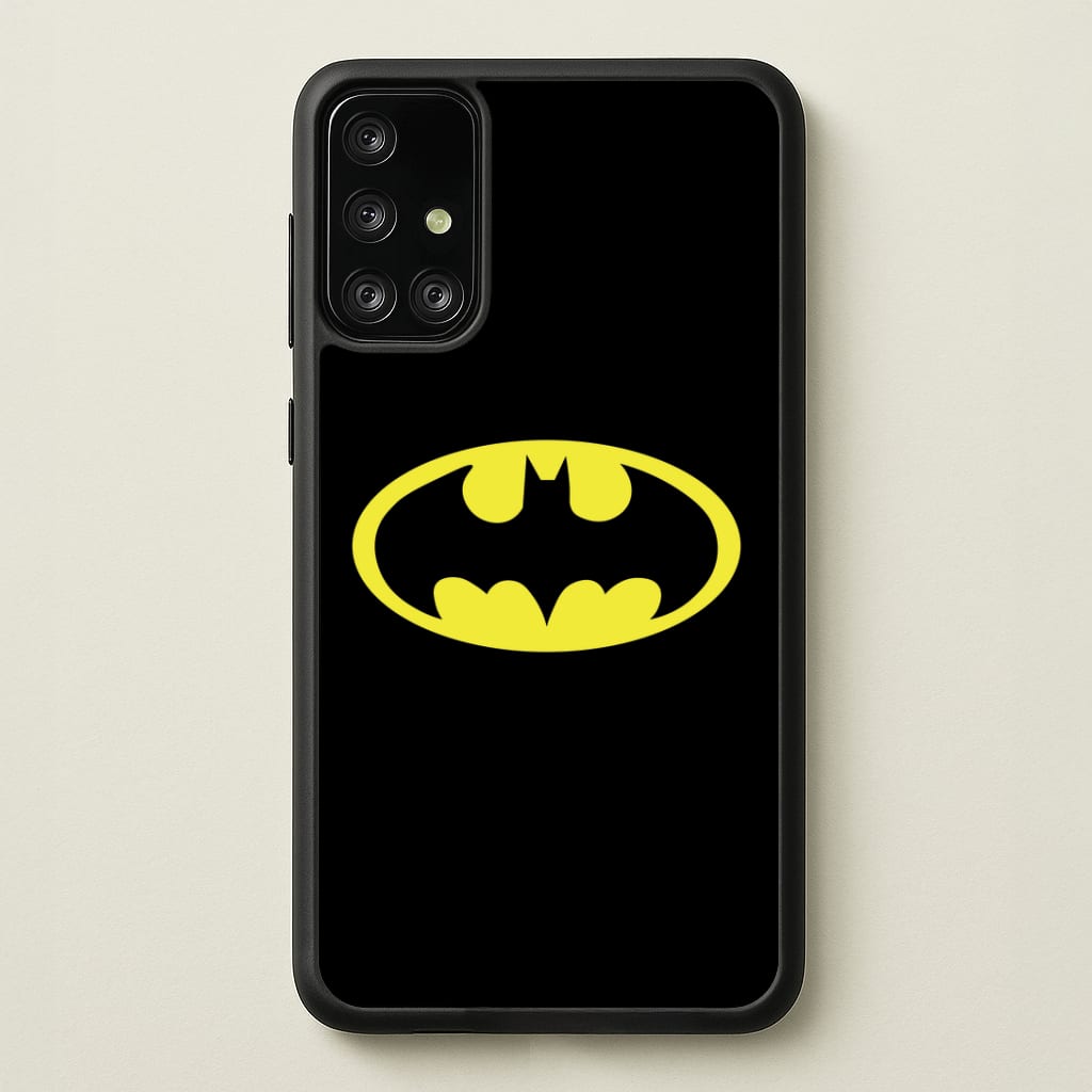 Black Bat Superhero Logo Phone Case