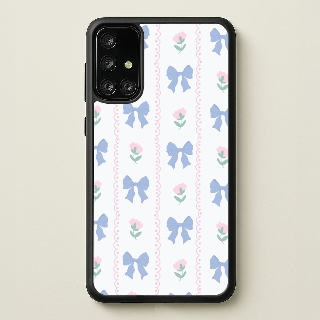 Pink Bows Pattern - Clean Girl Aesthetic Phone Case