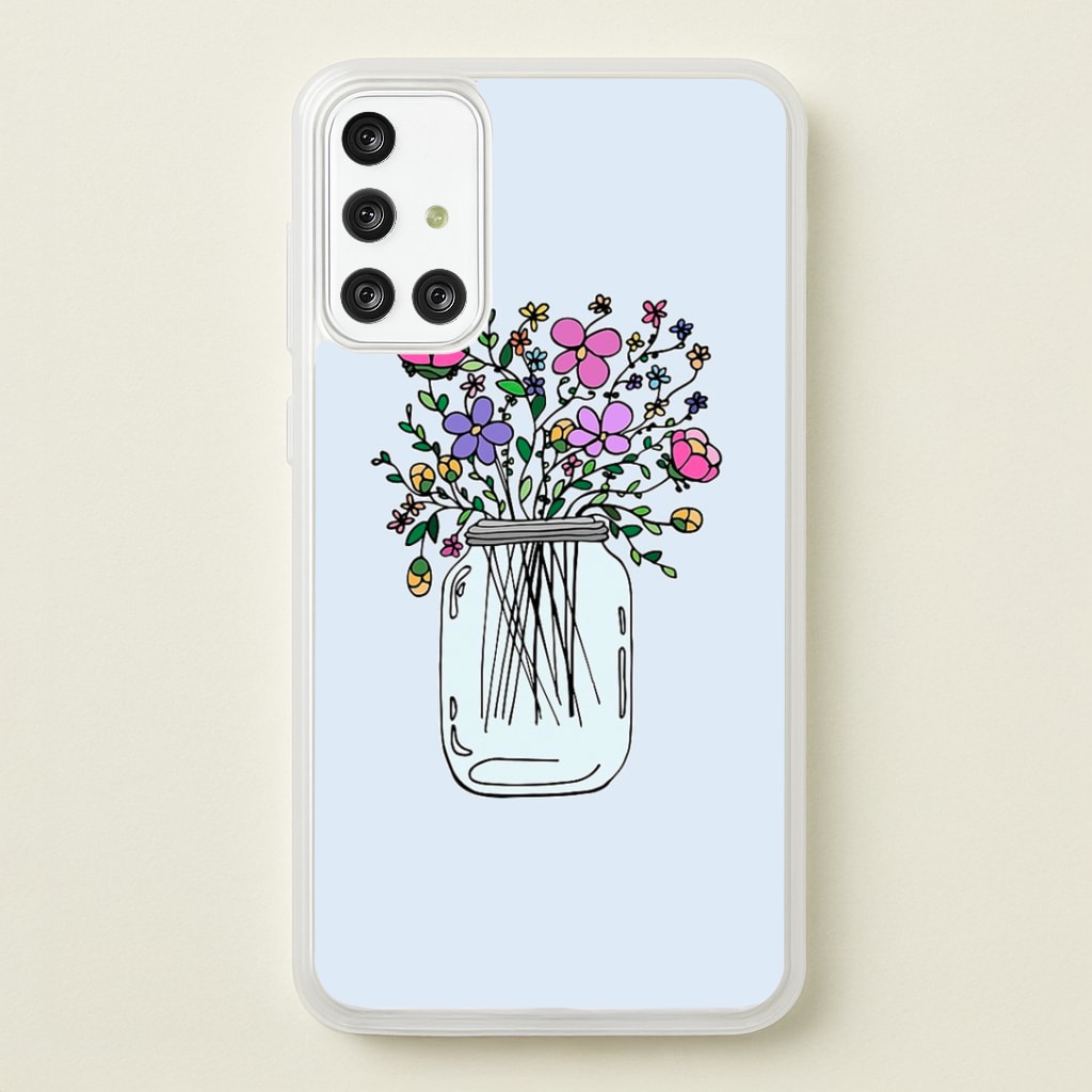 Cartoon Flower Jar Phone Case