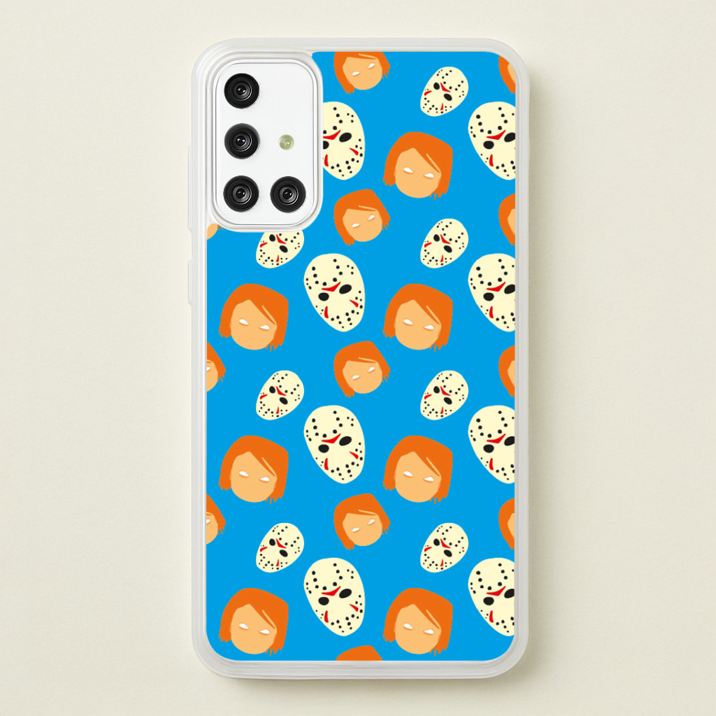 Chucky And Jason Pattern - Halloween Phone Case