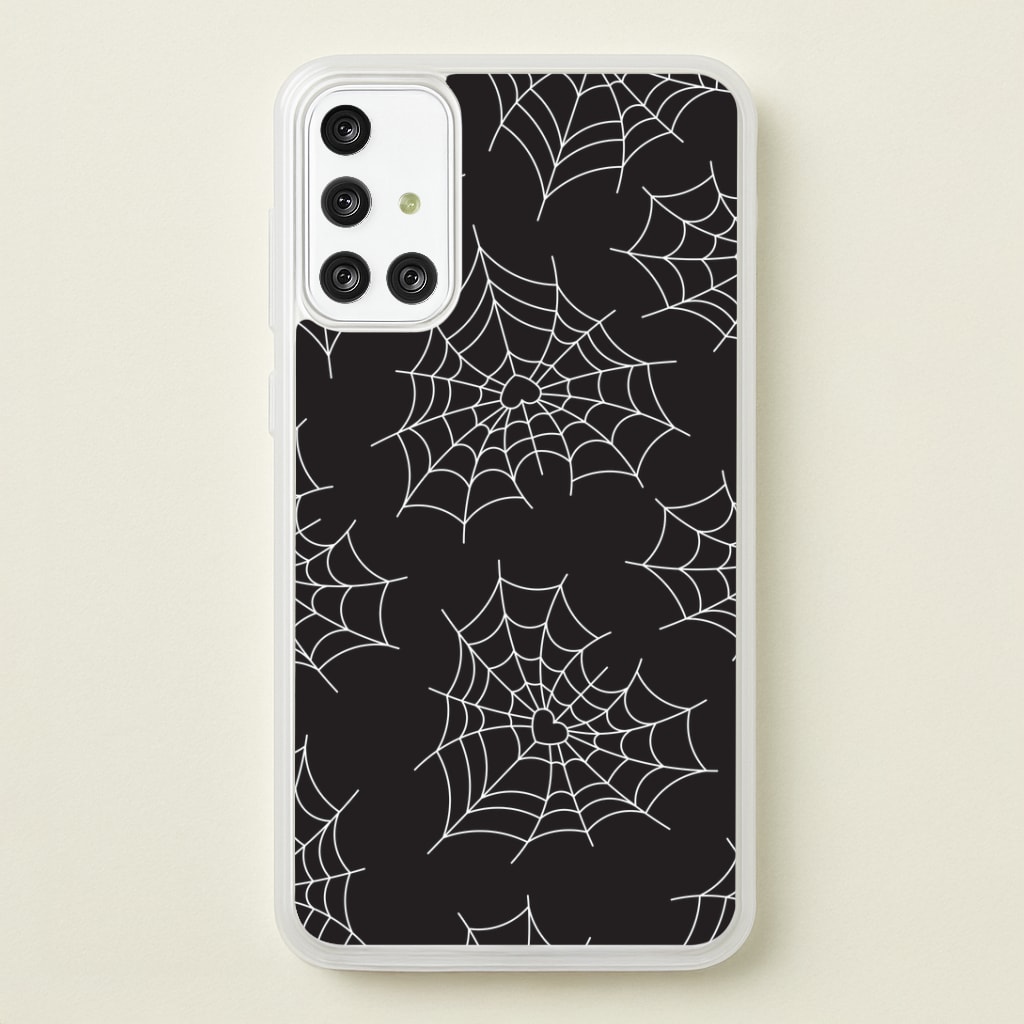 Spiderweb Hearts Pattern Phone Case