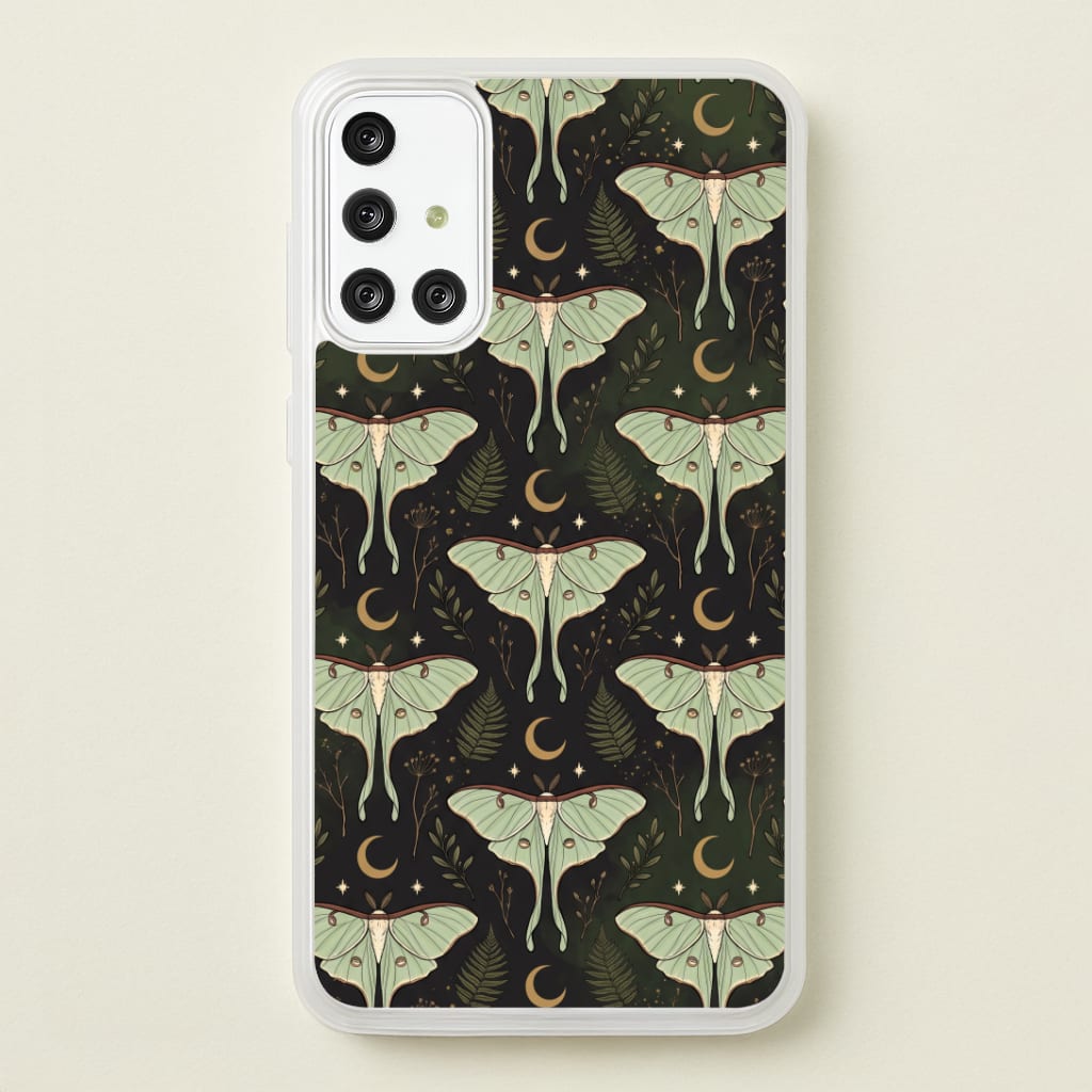Moonlit Luna Moths Phone Case
