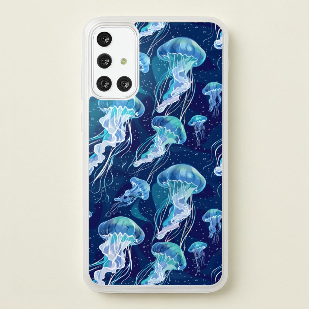 Glowing Jellyfish Drift Phone Case