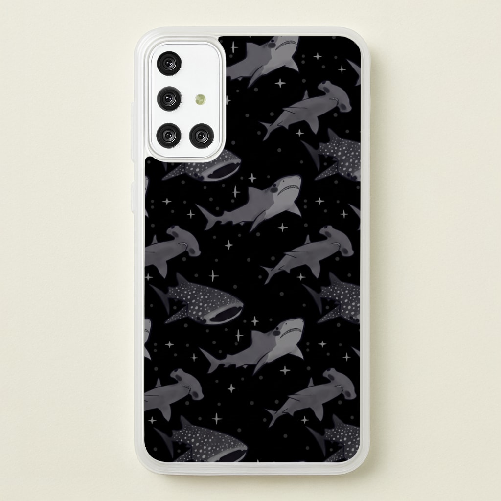 Black Shark Pattern Phone Case