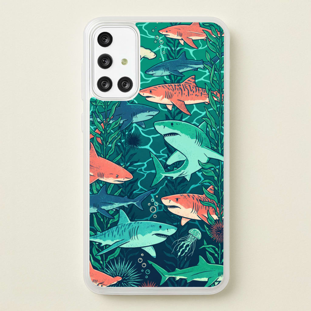 Retro Sharks Phone Case