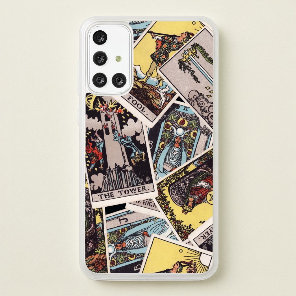 Tarot Cards Collage Pattern Phone Case