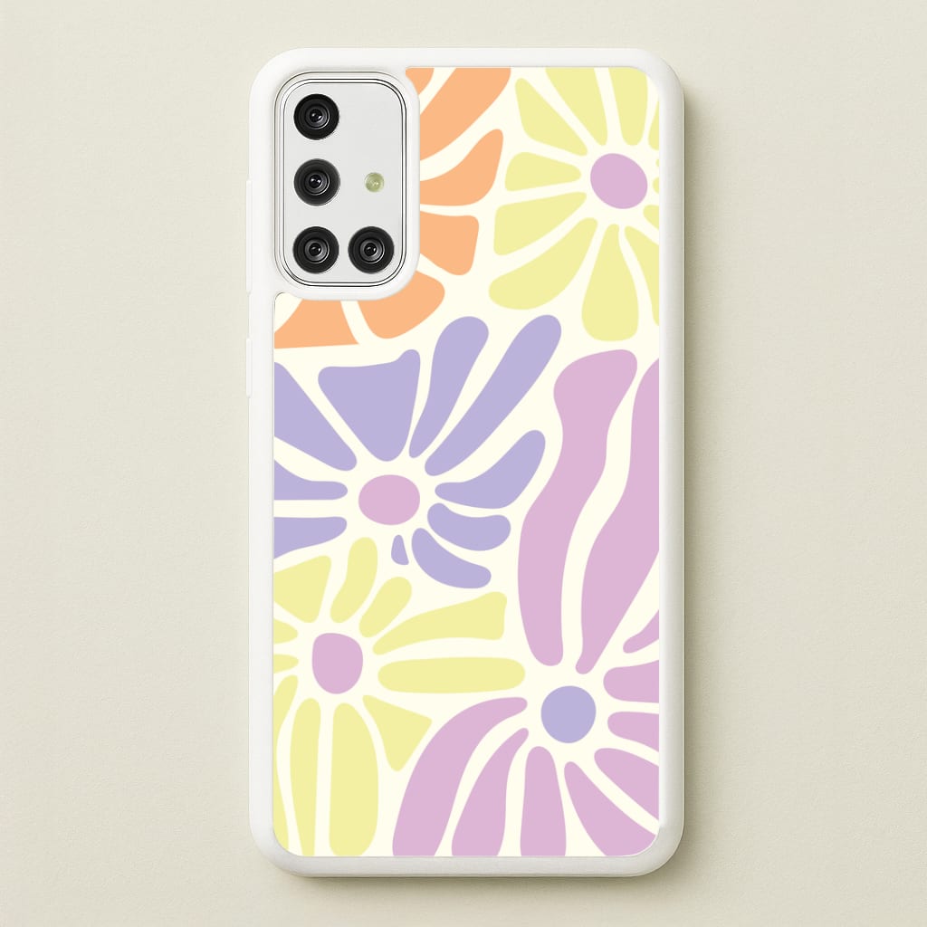 Pastel Abstract Flowers Phone Case