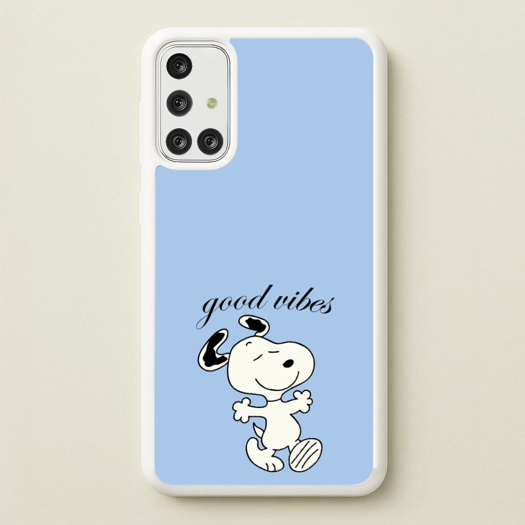 Good Vibes Cartoon Beagle Phone Case