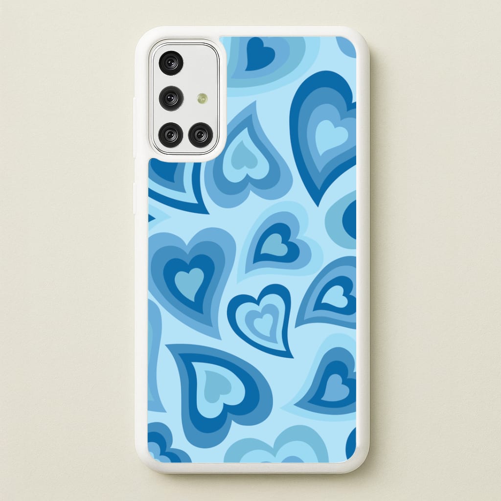 Blue Hearts - Trippy Patterns Phone Case