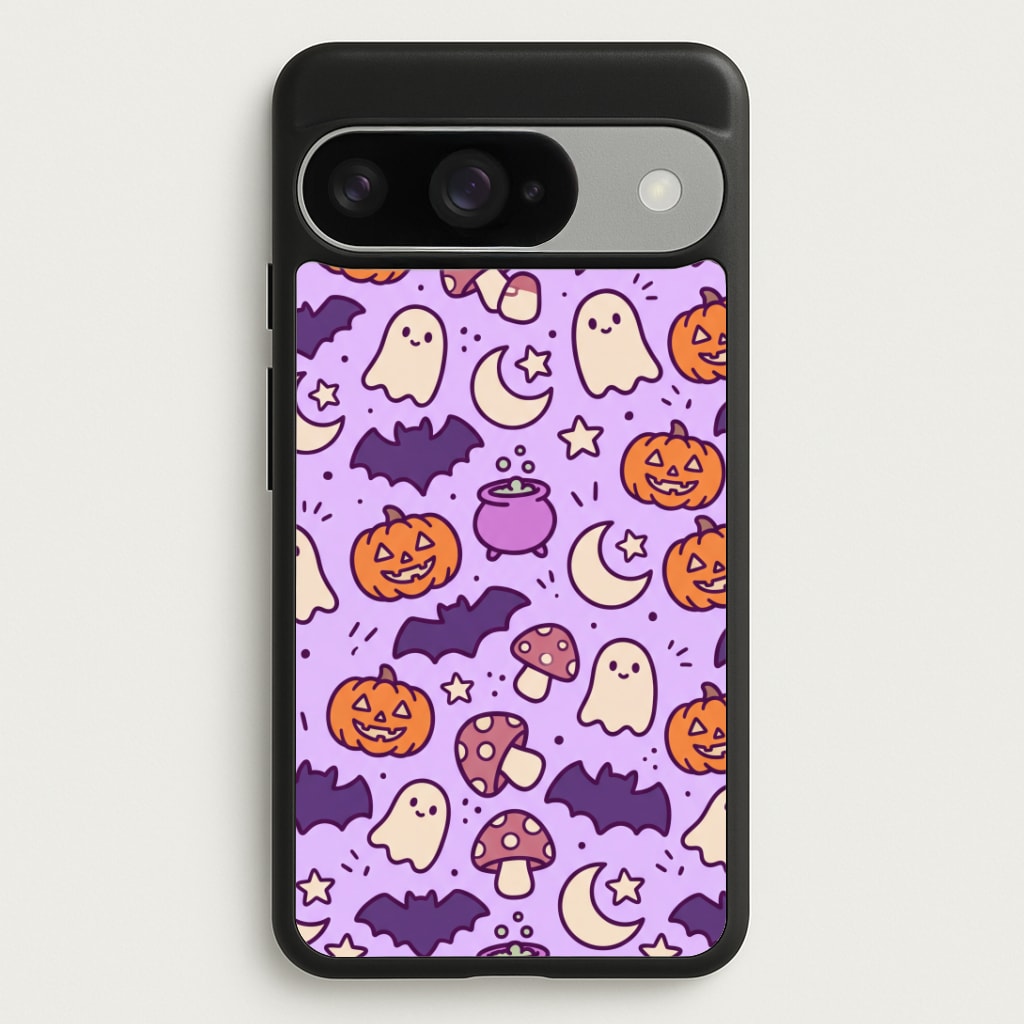 Lilac Witchy Doodles Phone Case
