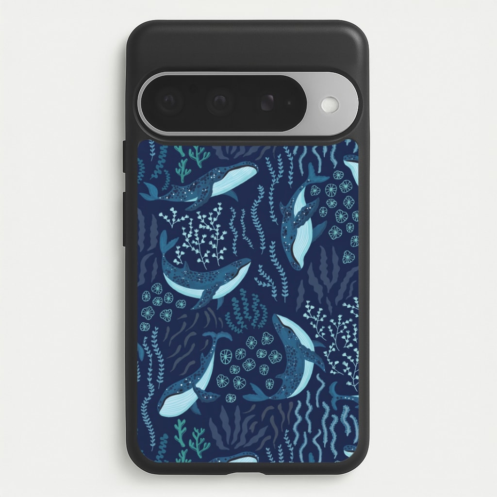 Midnight Whale Reef Phone Case