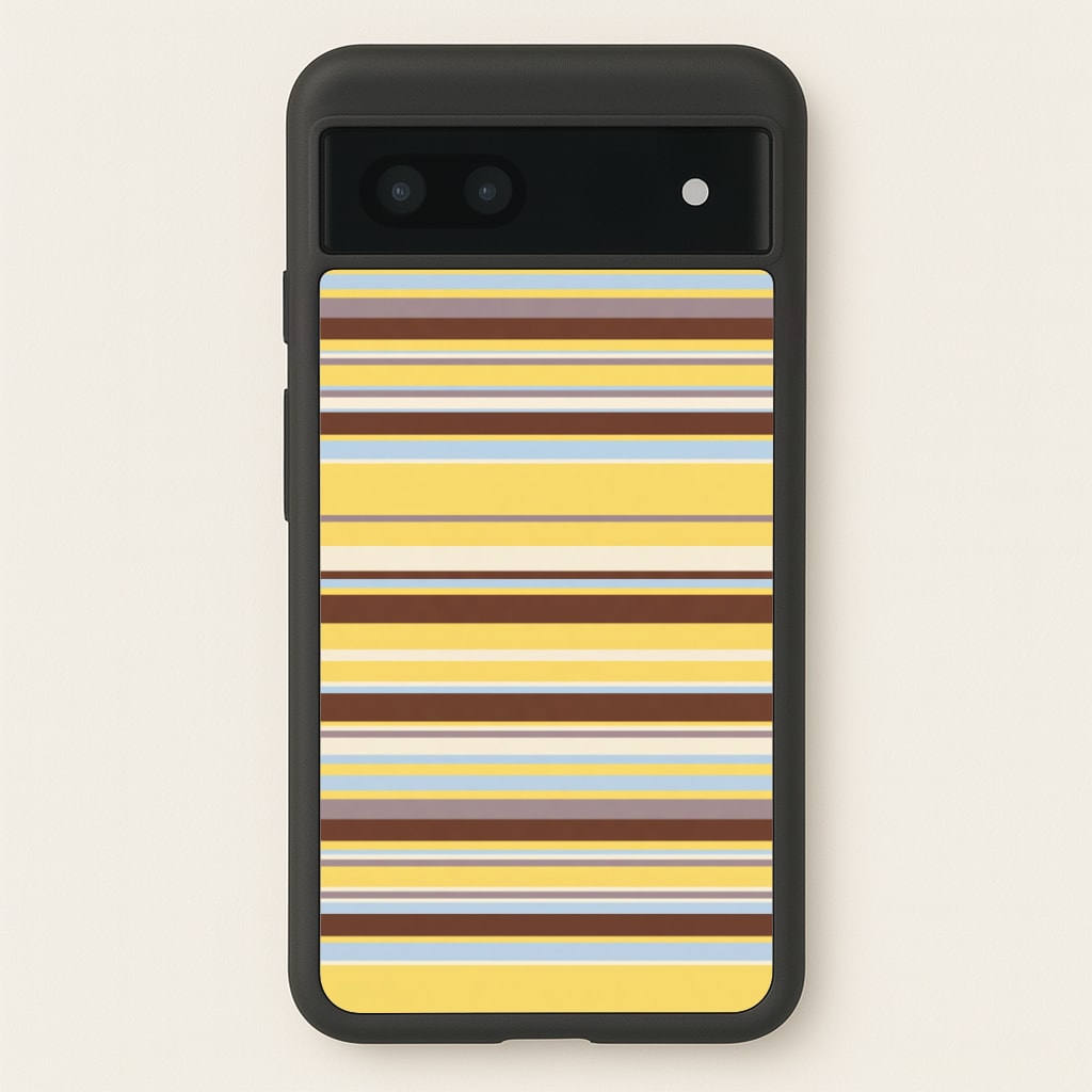 Cocoa Blue Stripe Phone Case