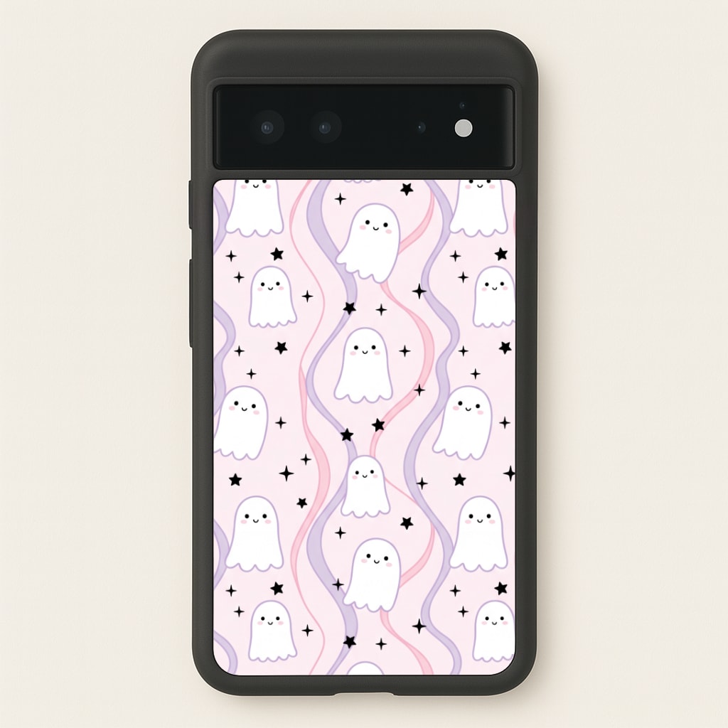 Wavy Ghost Pastels Phone Case
