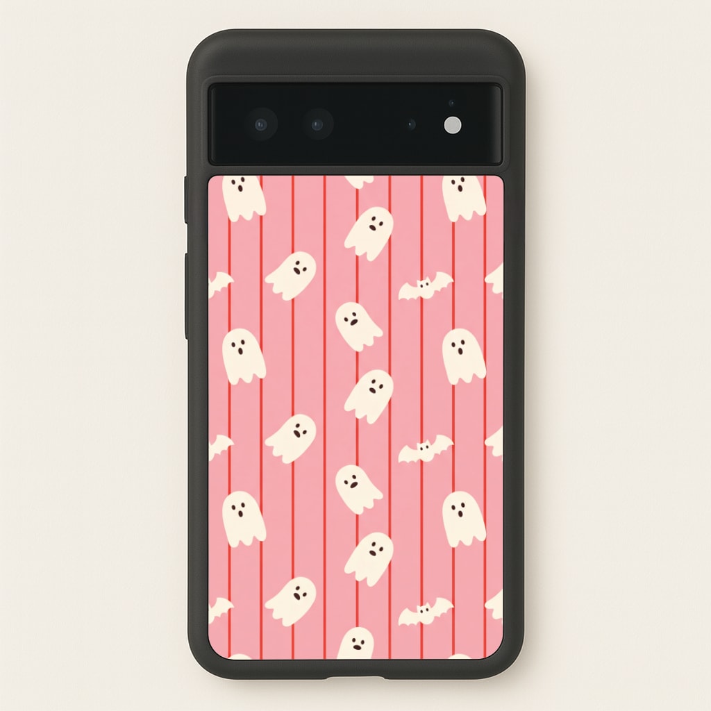 Candy Stripe Ghosts Phone Case