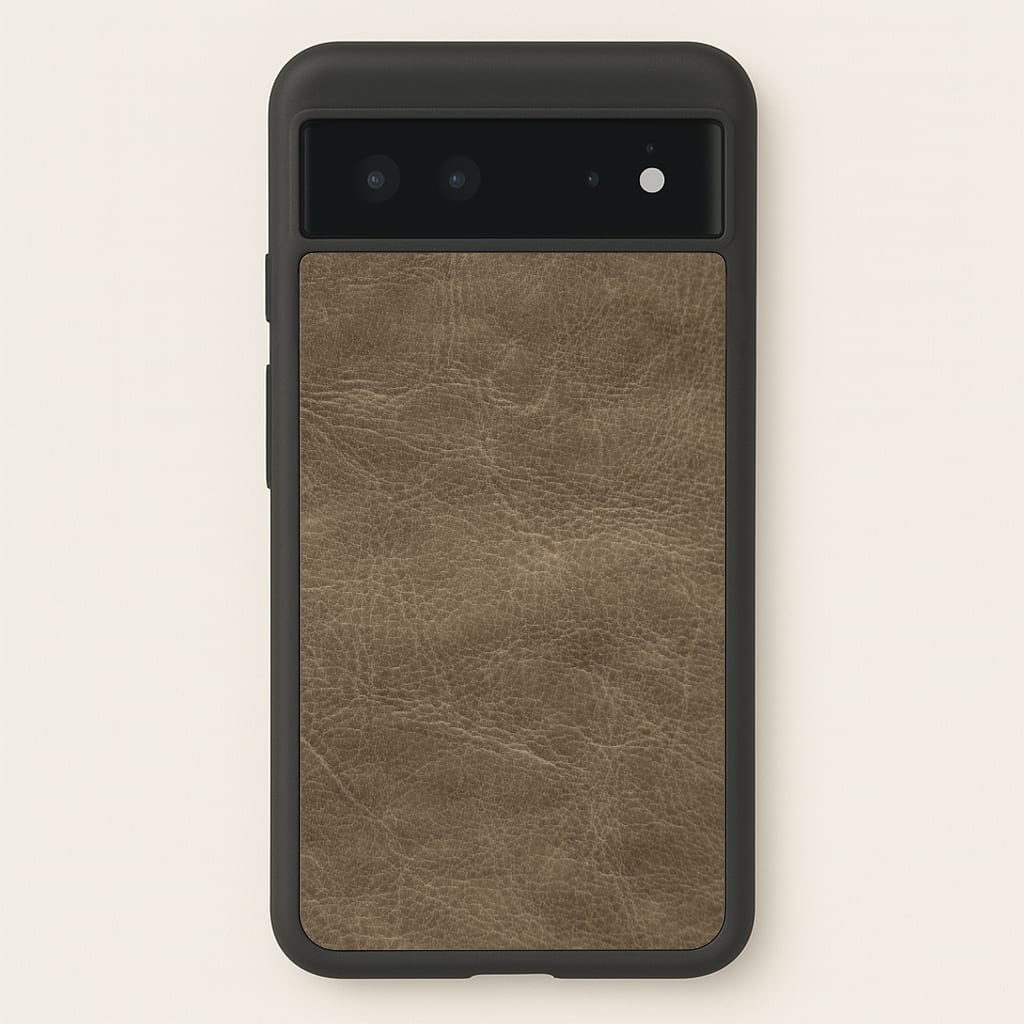 Tan Leather Phone Case