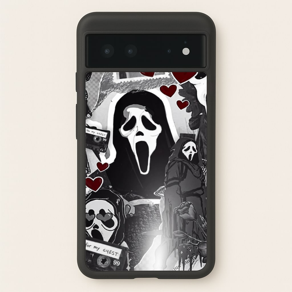 Monochrome Scream Collage Phone Case