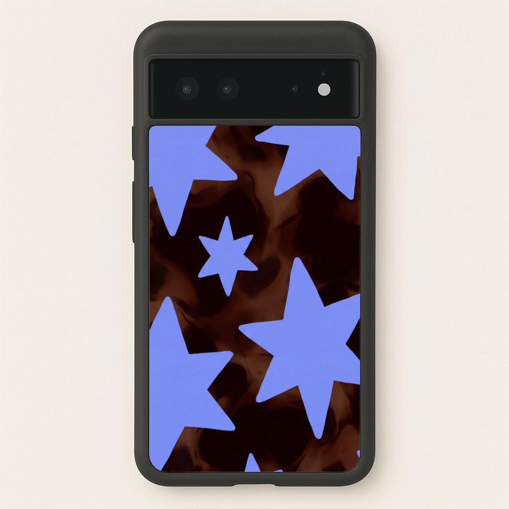 Tortoiseshell Star Scatter Phone Case