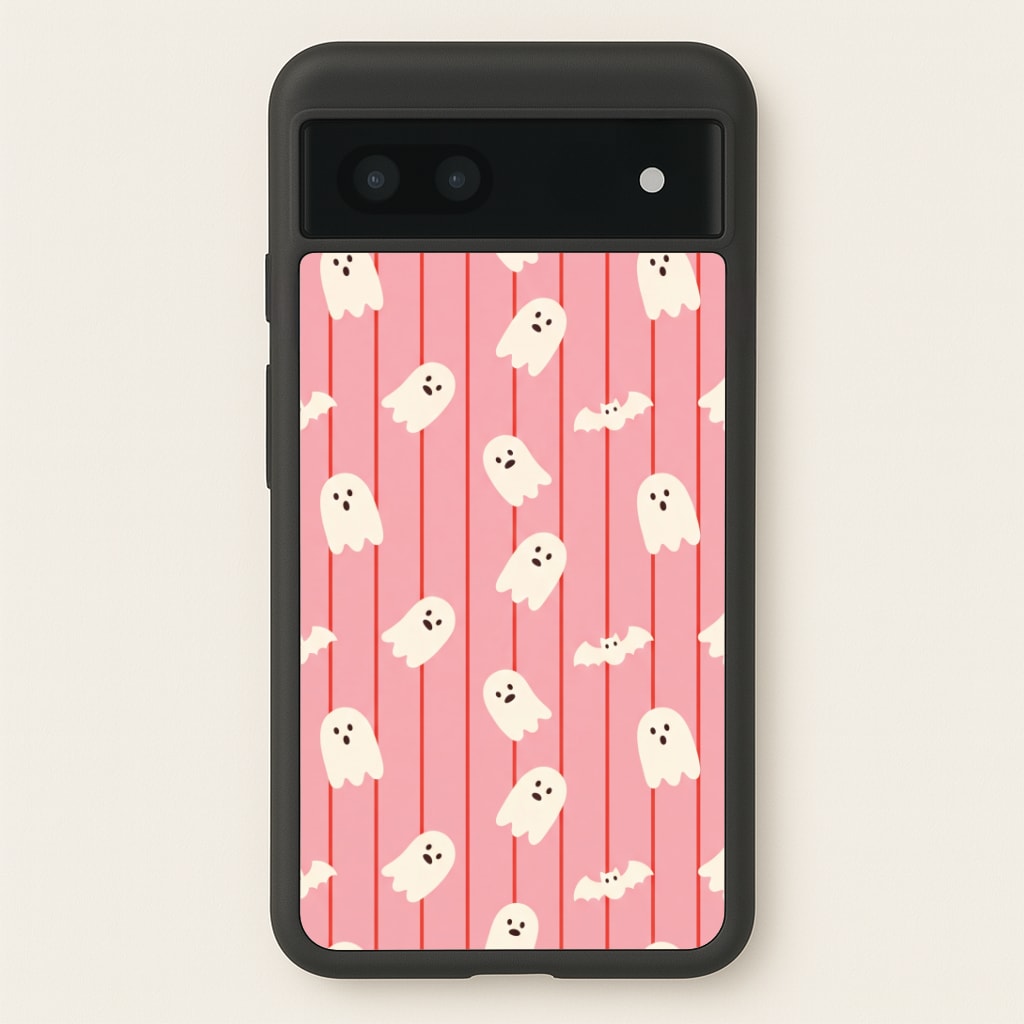 Candy Stripe Ghosts Phone Case