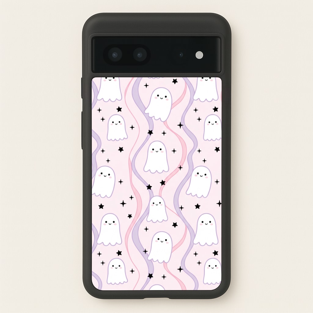 Wavy Ghost Pastels Phone Case