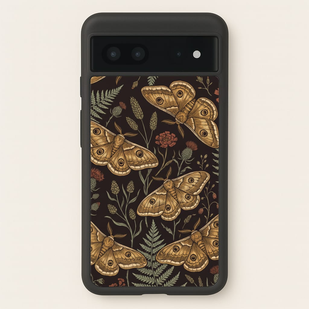 Moth And Moonlight Phone Case