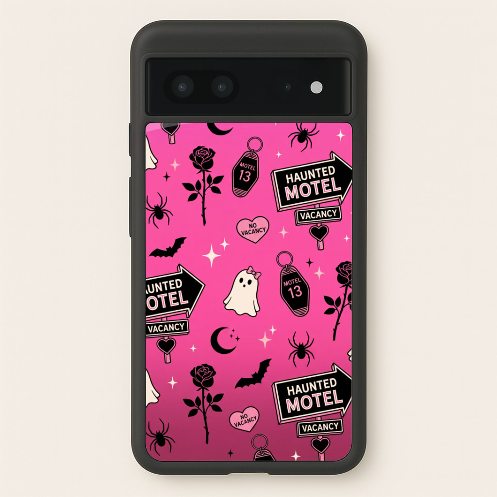 Haunted Motel Pink Phone Case