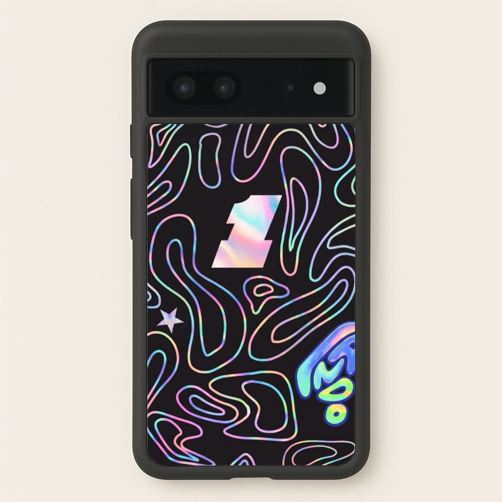 Black and Neon Norris Phone Case