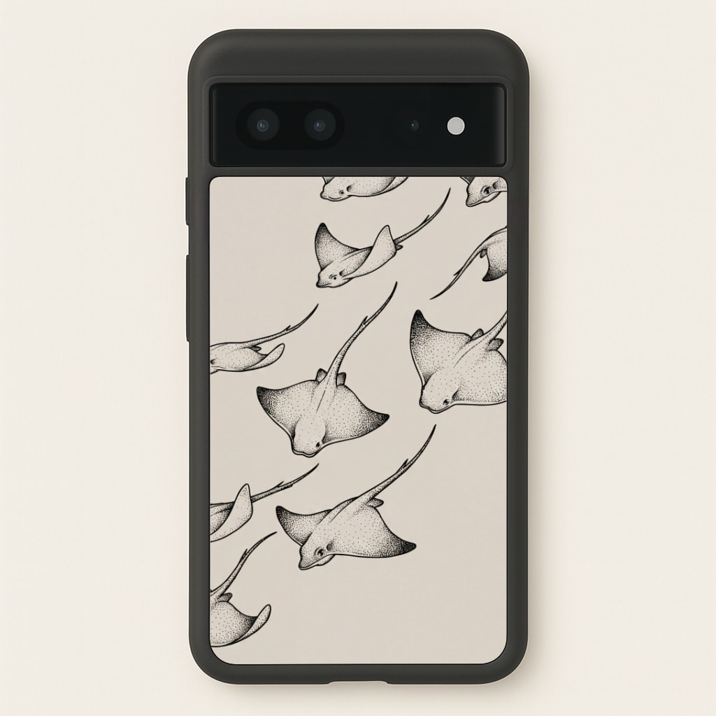 Stippled Stingray Scatter Phone Case