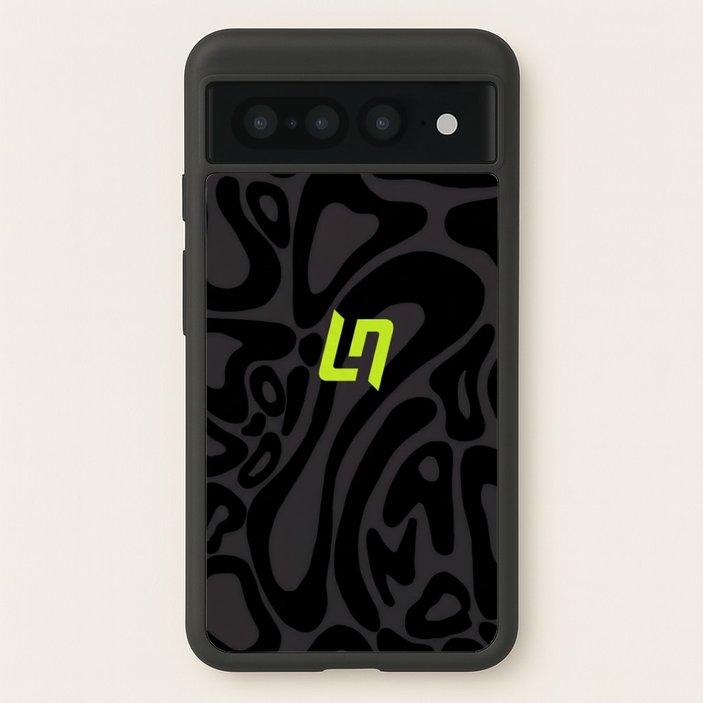 Norris Helmet Pattern - Black Phone Case