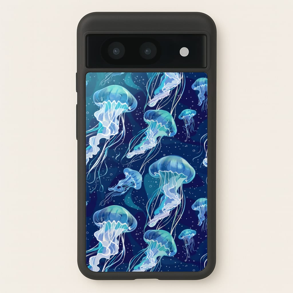 Glowing Jellyfish Drift Phone Case