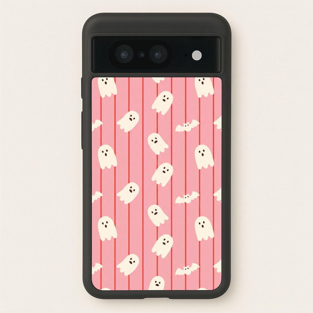 Candy Stripe Ghosts Phone Case