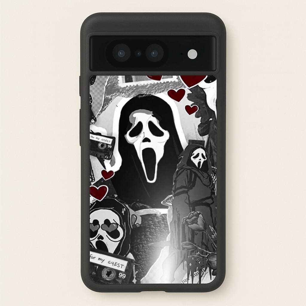 Monochrome Scream Collage Phone Case