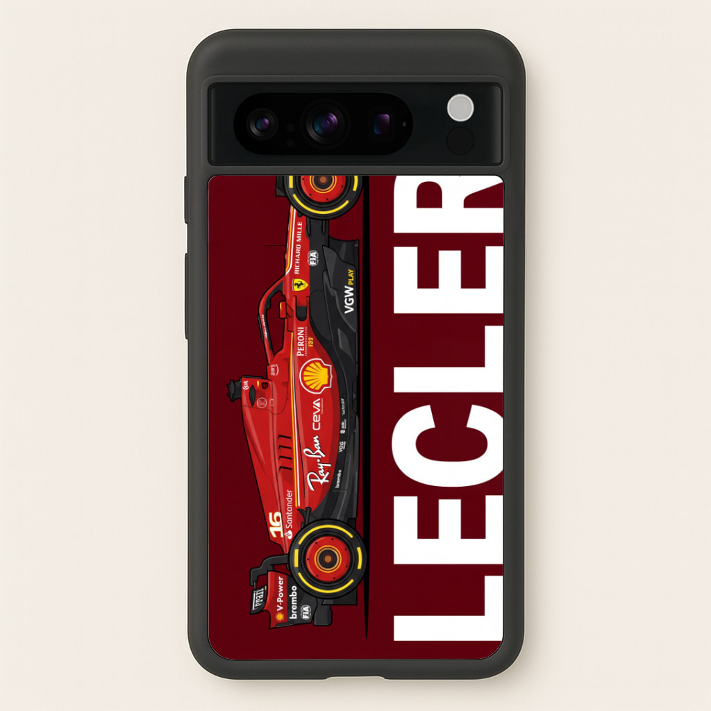 Leclerc Racer Phone Case