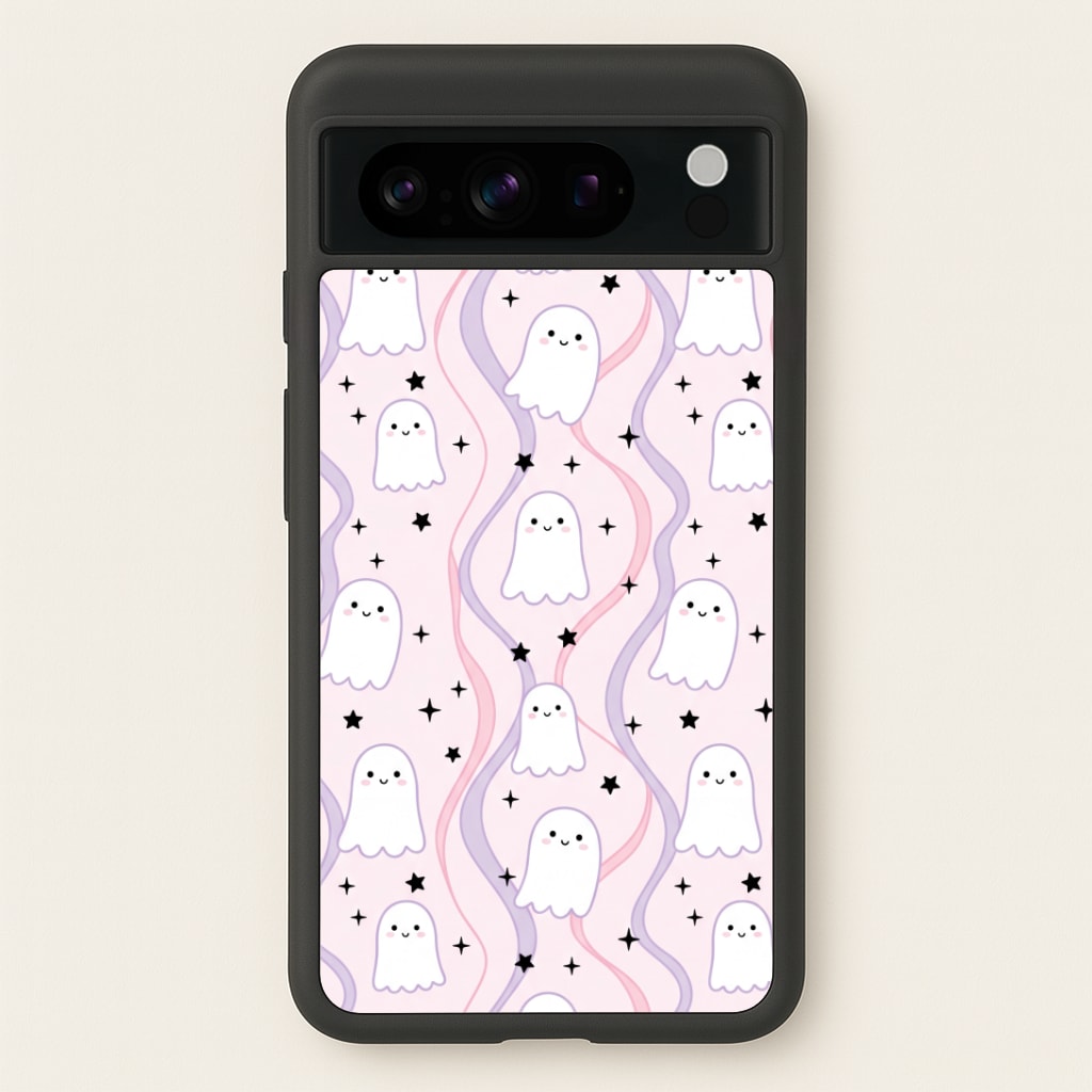 Wavy Ghost Pastels Phone Case
