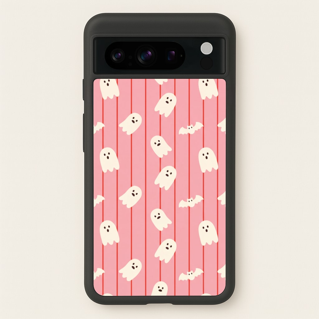 Candy Stripe Ghosts Phone Case