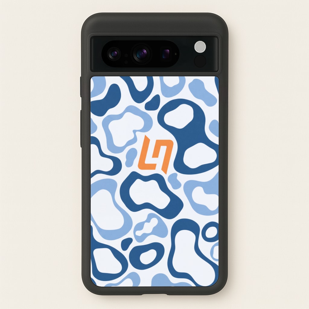 Norris Helmet Pattern - Blue Phone Case
