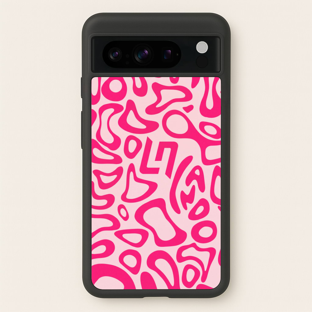 Norris Helmet Pattern - Pink Phone Case