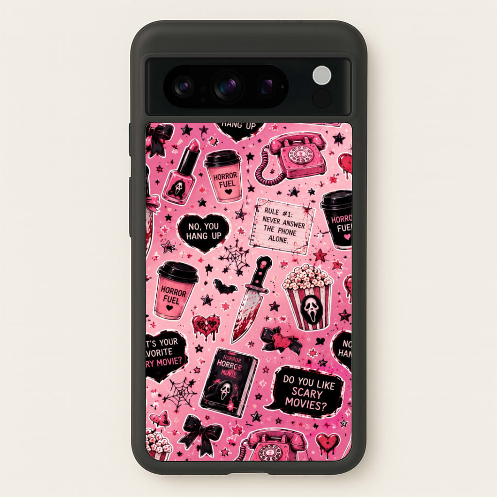 Horror Movie Pink Pattern Phone Case